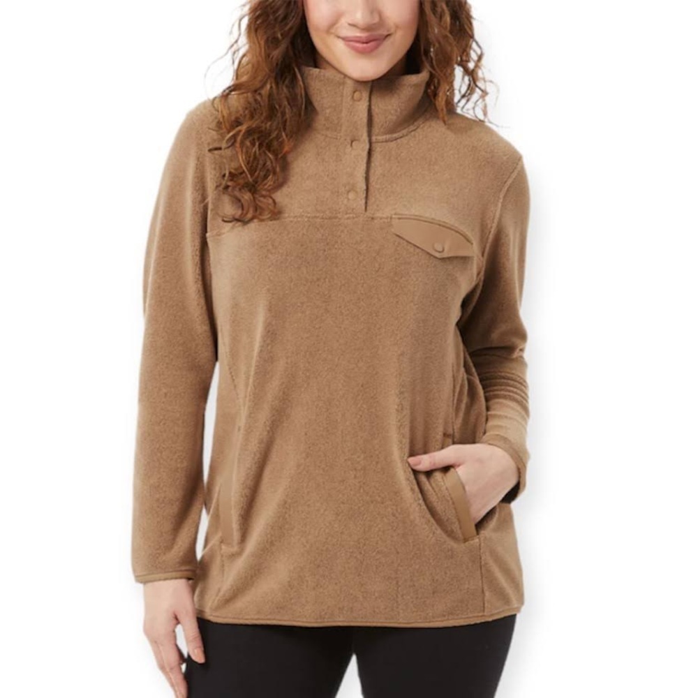 32 Degrees Snap Fleece Pullover